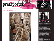 Tablet Screenshot of prataporter.com.br